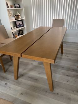 New Nathan James Andy Table (Slight Defect) with Leaf Extension in Box