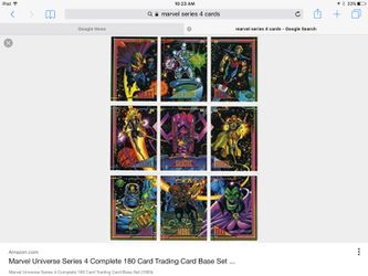 Marvel series 4 180 cards