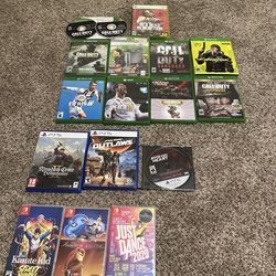 Ps5, Xbox and Nintendo switch games( read description)
