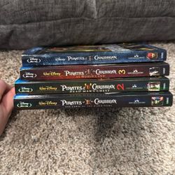 Pirates of the Caribbean Blu-Rays
