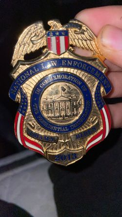 2013 Obama Biden Presidential Inauguration Law Enforcement Badge