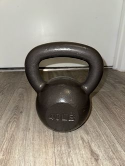 40 lb Cast Iron Kettlebell