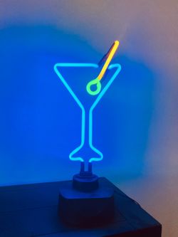 Martini neon light