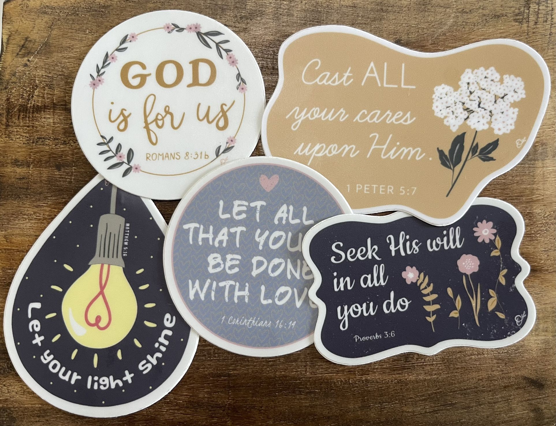 Bible Encouraging Verse Stickers 