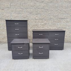 Gray Matte Bedroom Dresser Set!