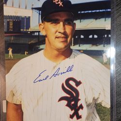 Signed Earl Avereill Phillies Indians Tigers Braves 8x10 Photo Autograph MLB Baseball Picture Auto