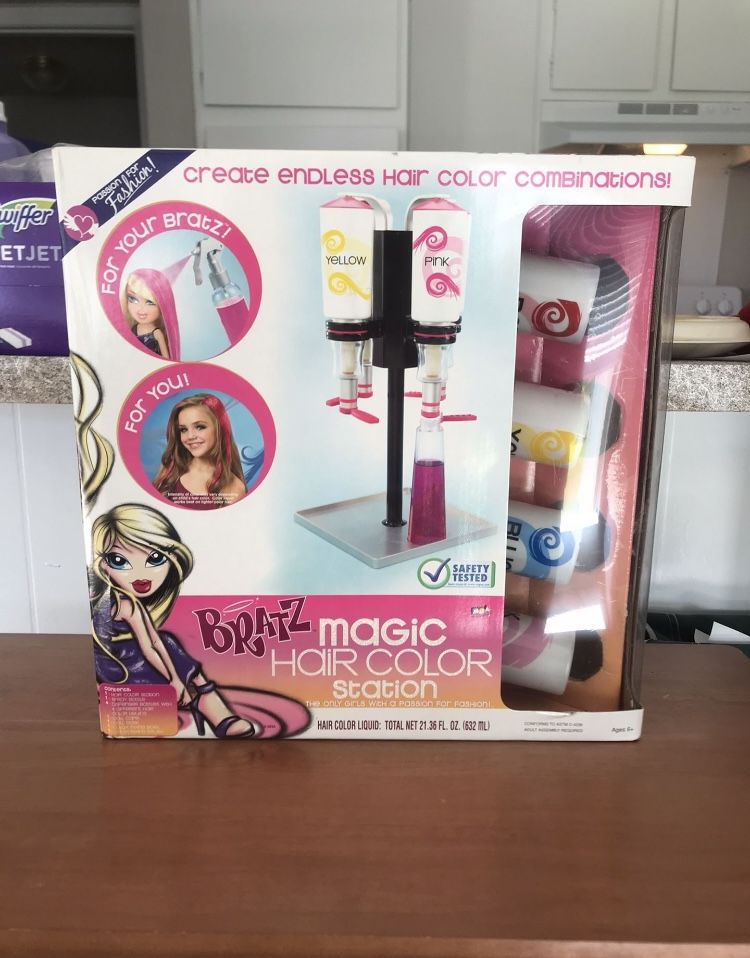 Brand New Bratz Magic Hair Color Station Salon,All Products : American Fashion Style Bags On Sale