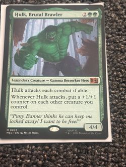 Hulk Brutal Brawler TCG