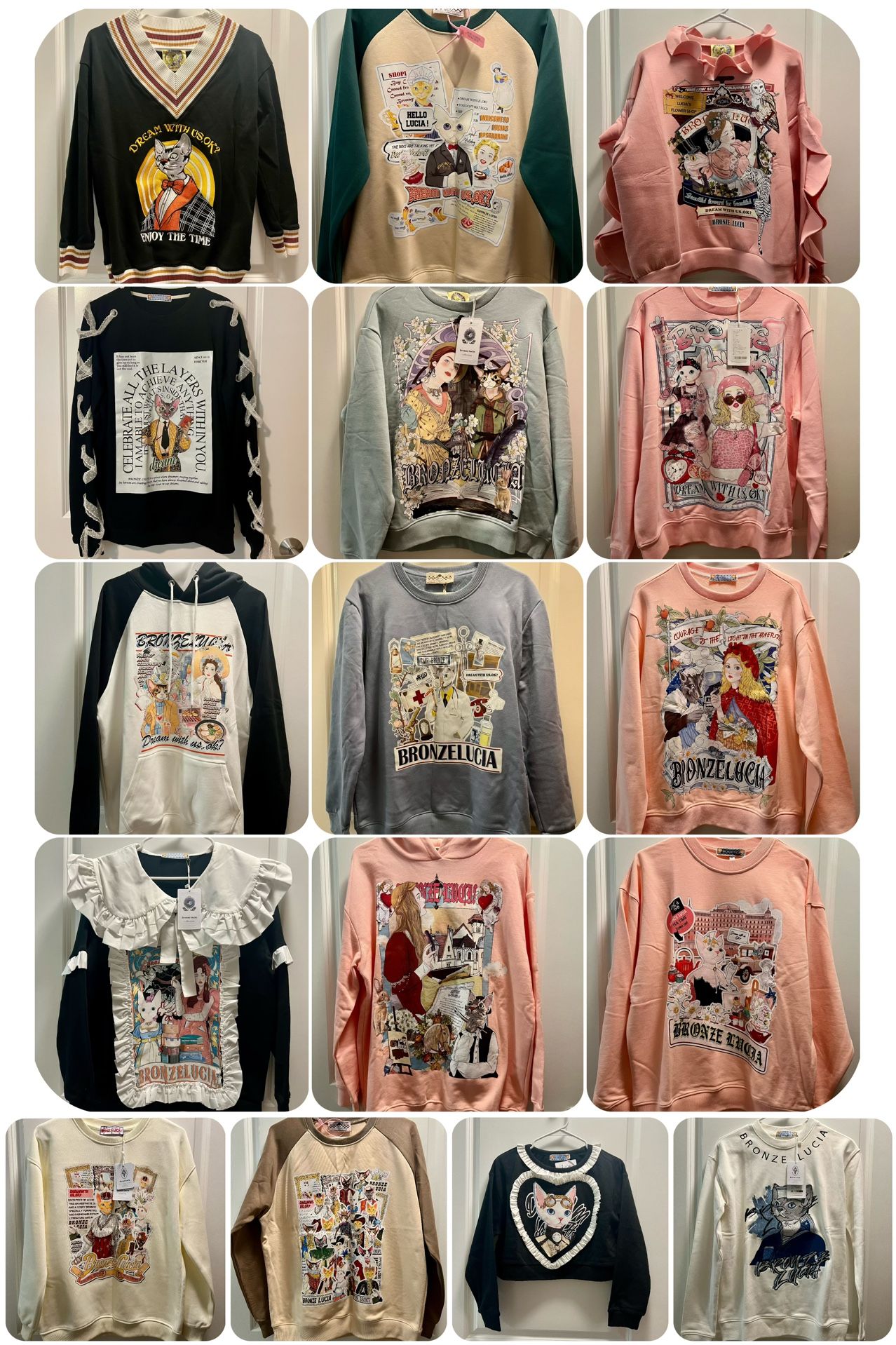 New Sweatshirts $30-$50 Each