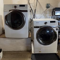 Samsung washer and gas dryer front load