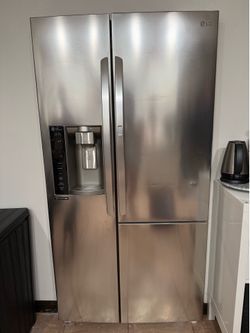 LG Stainless Steel Side-by-Side Refrigerator with Door-in-Door Feature (2020)