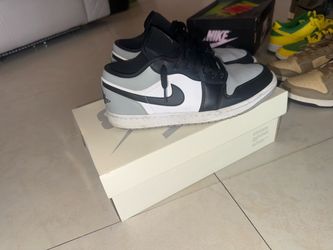 Air Jordan 1 Low Shadow Grey Sneakers 8.5