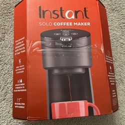 Instant Solo 2-in-1 Single Serve Coffee Maker for K-Cup Pods and Ground  Coffee