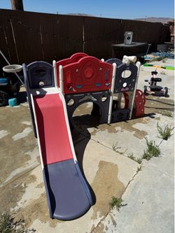 9 In 1 Toddler Slide And Climber Play Set