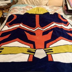 My hero academia all might hooded blanket shop
