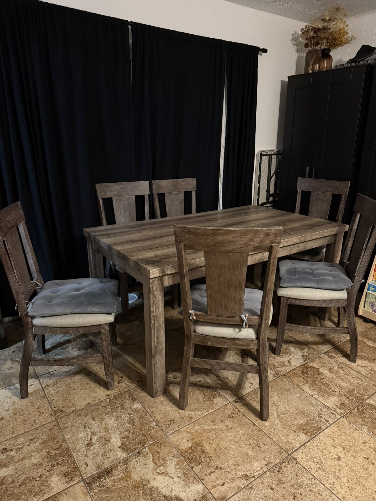 Modern Grey Dining Table & Chairs