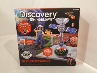 Discovery Kids Mindblown Weather Terrarium DIY Build and Grow Kit, Create