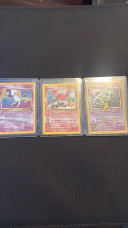 Pokémon Cards Mew Ho-oh Celebi Holo Lot