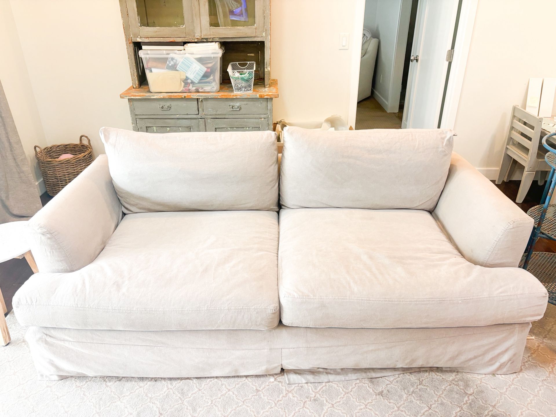 Arhaus Slipcover Sofa & Chair $500 OBO