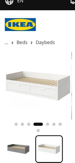 Brimnes Daybed frame with 2 drawers that pulls out to a bigger bed