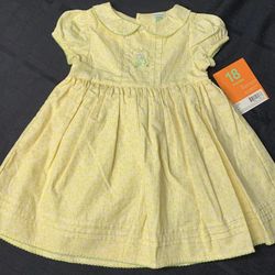 New adorable Carters toddler girl 18 month dress and matching diaper cover
