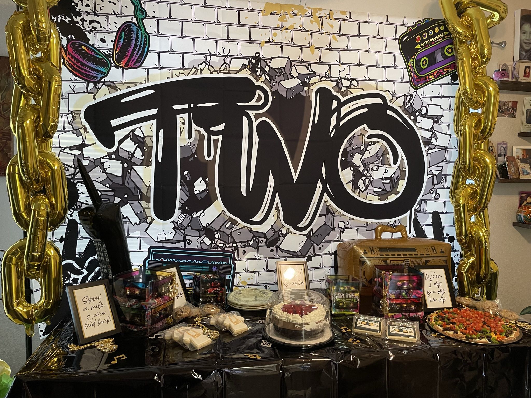 “two Legit To Quit” Birthday Decor