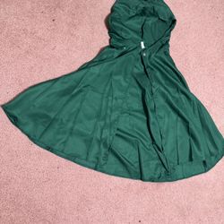 New Green Cloak Cape Hood Renaissance Costume Cosplay Attack Titans