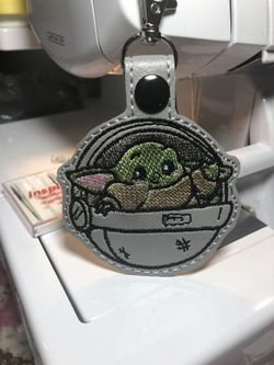 Baby yoda key chain