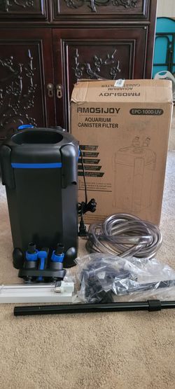 Canister Filter for Large Fish Tanks and Aquariums 1000 UV