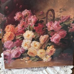 🌹Vintage 2002 Laurel Ink “Basket of Roses”