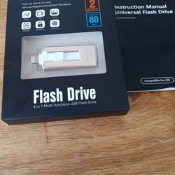 FLASH DRIVE 4 IN 1 MULTI-FUNCTION USB FLASH DRIVE 512GB