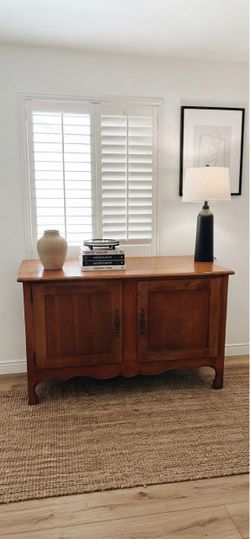 Vintage Wooden Credenza / Buffet / Storage Cabinet