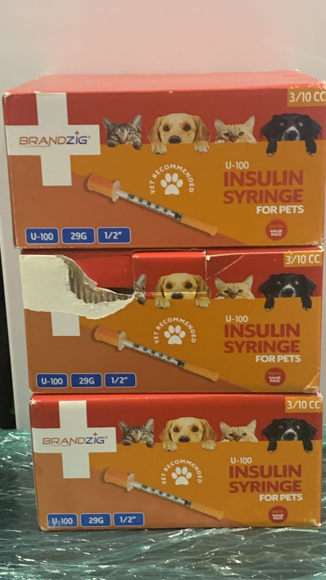 Insulin Syringe For Pets (3 Boxes)