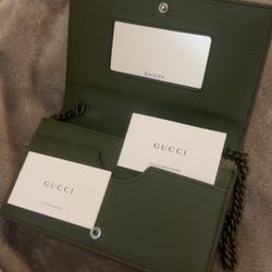 Authentic Army Green Gucci Crossbody 