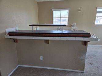 Bar Counter Top Shelf