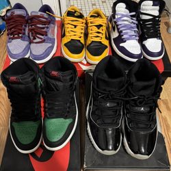 Jordans/Nike Dunks All Size 10