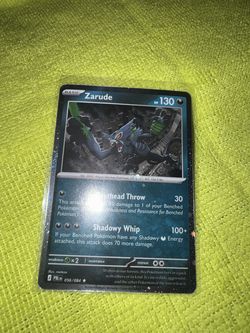 Zarude 056/084 freshly pulled and sleeved/topguard