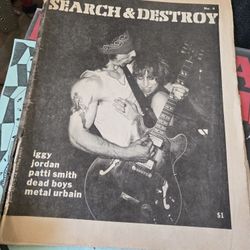 Search And Destroy Punk Rock Fanzine 1977 Dead Boys