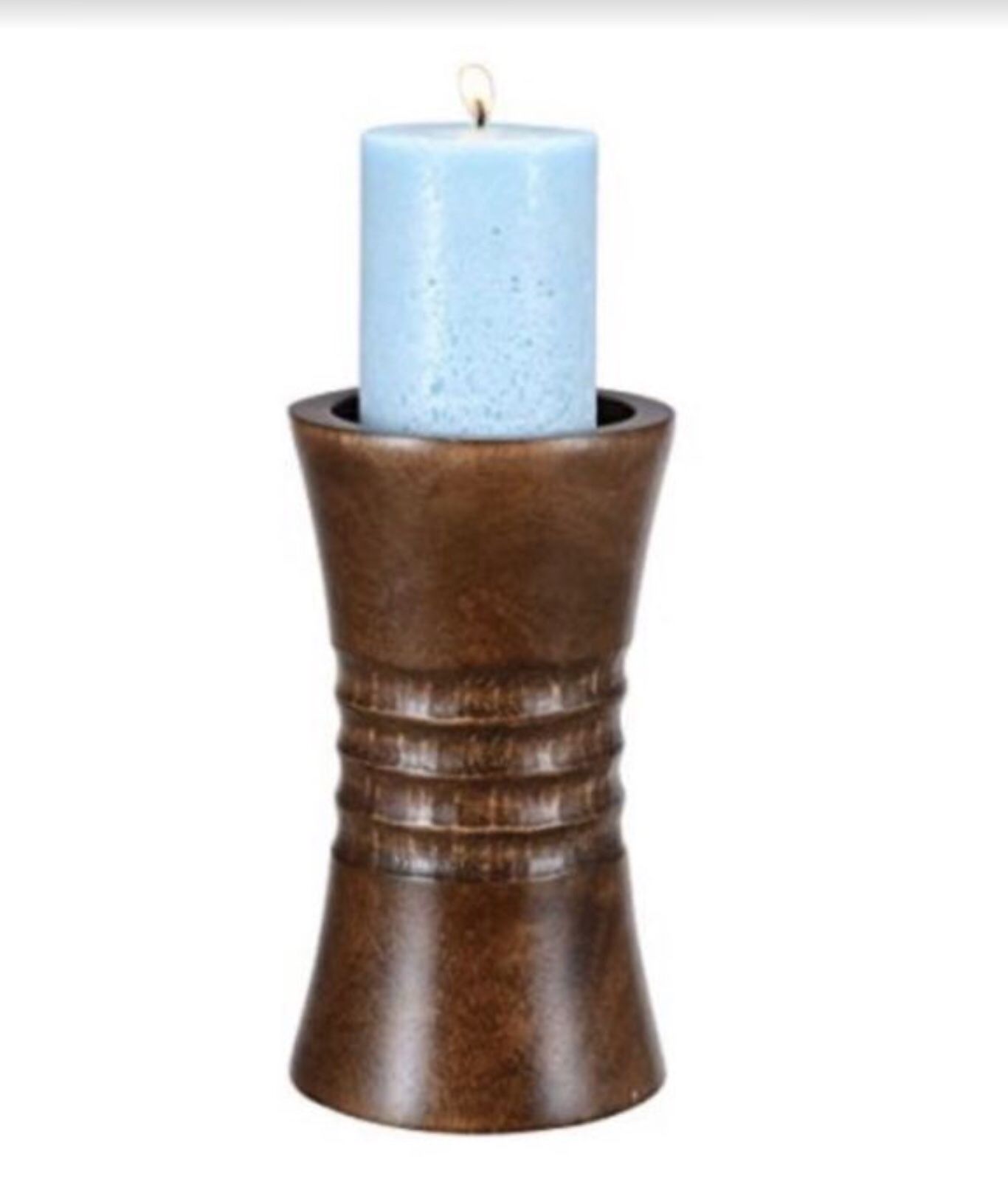 Brown Pillar Candle Holder