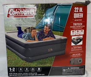 Coleman Tritech Air Mattress Queen 22” with Built-in AC Pump