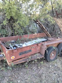 Heavy duty equipment trailer 12 ft