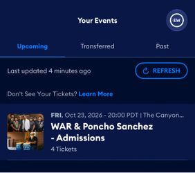 WAR & Poncho Sánchez concert