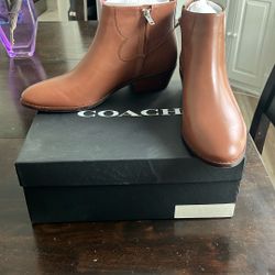 Coach Booties Size 10