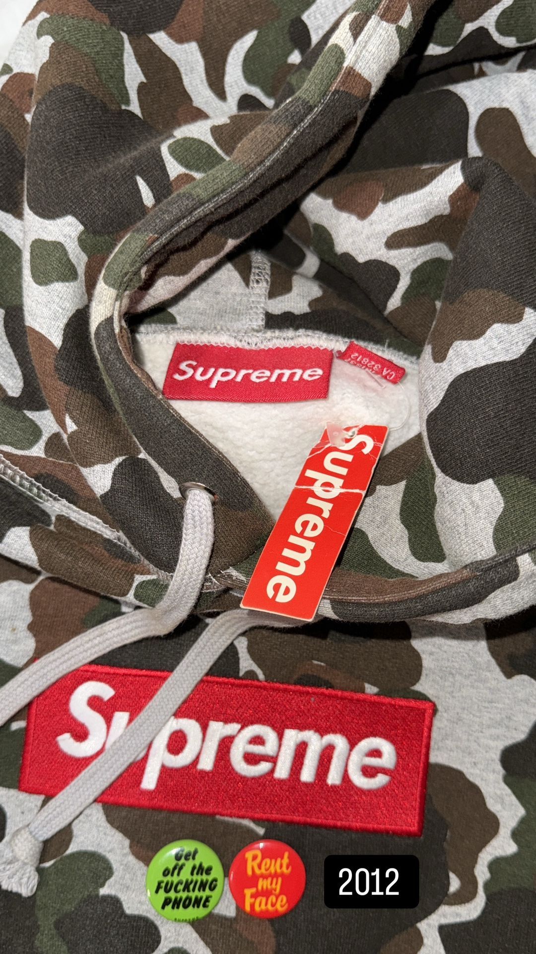 Supreme F/W 2012 Box Logo Hoodie MEDIUM