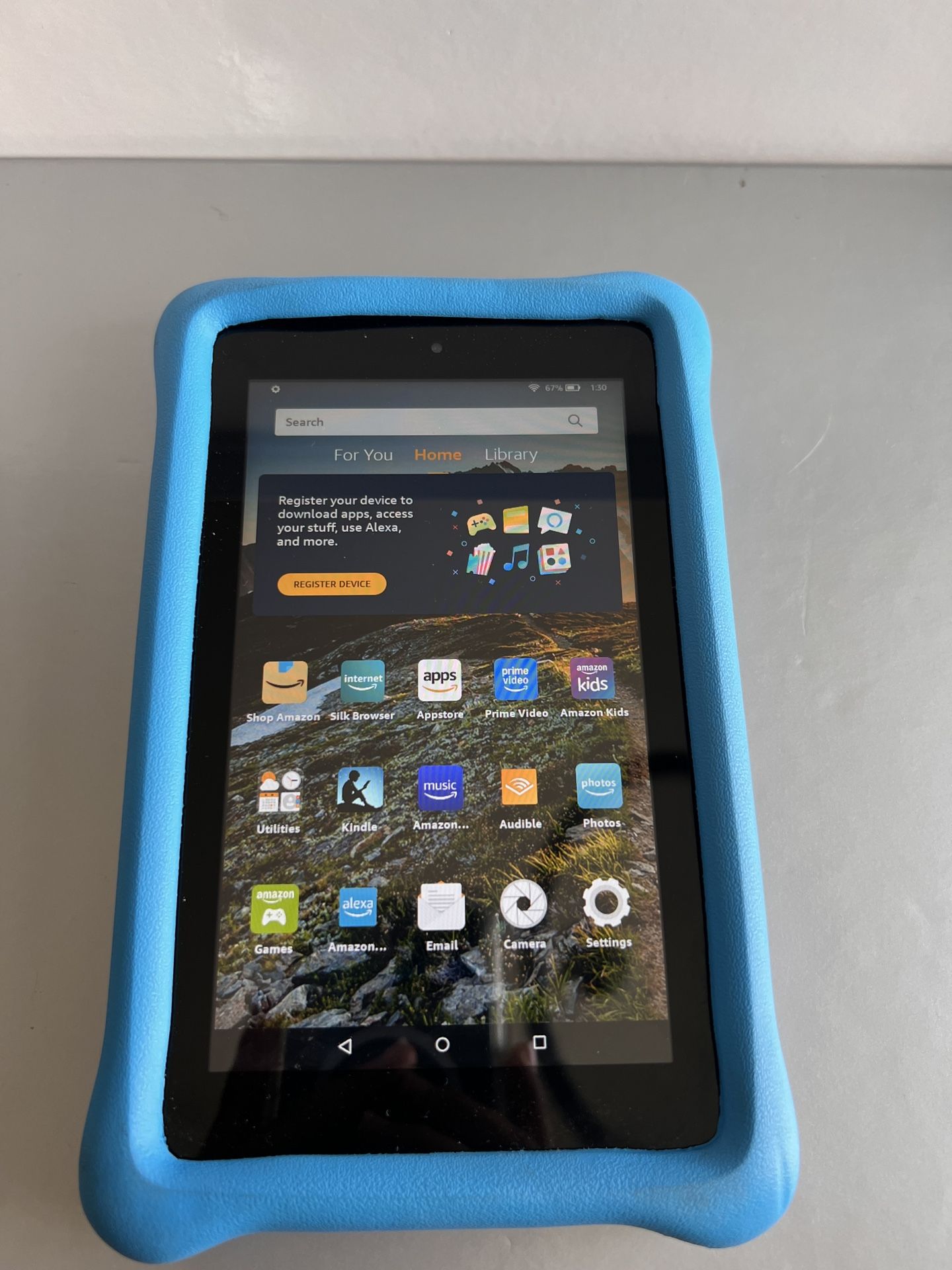 Amazon Fire HD 7 7th Gen 7” Tablet 64GB Blue Black - $35