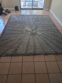 8x 10 grey shag rug