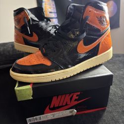 Jordan 1s “ Shatter Backboard 3.0” Sz 9.5