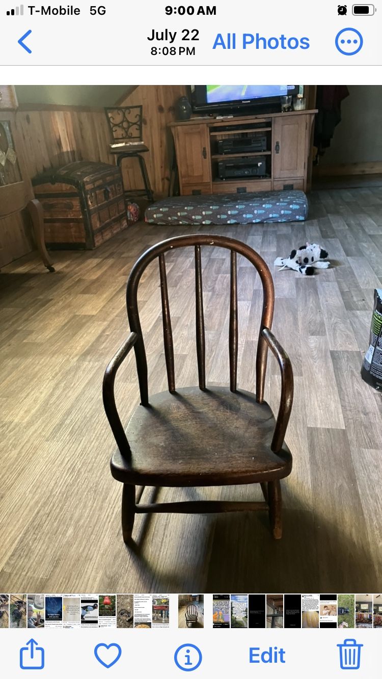 Antique children’s chair