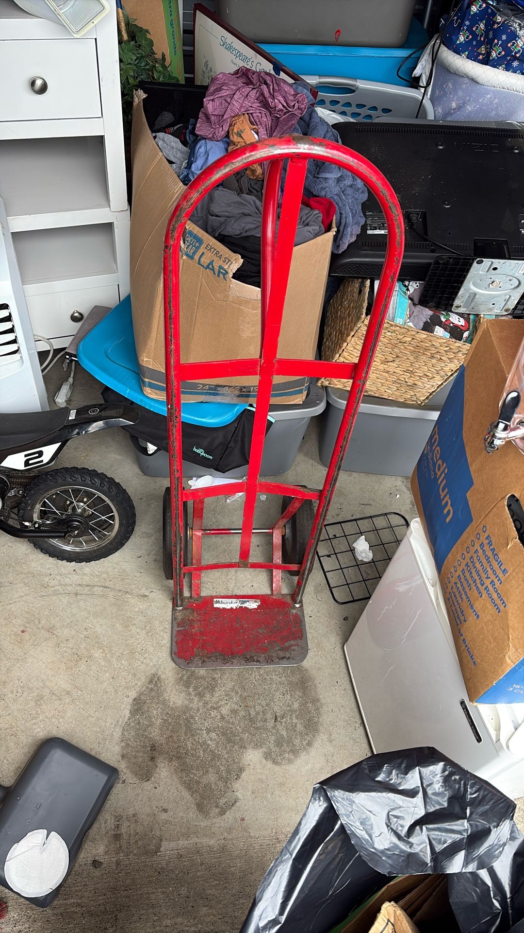 Red Hand Truck