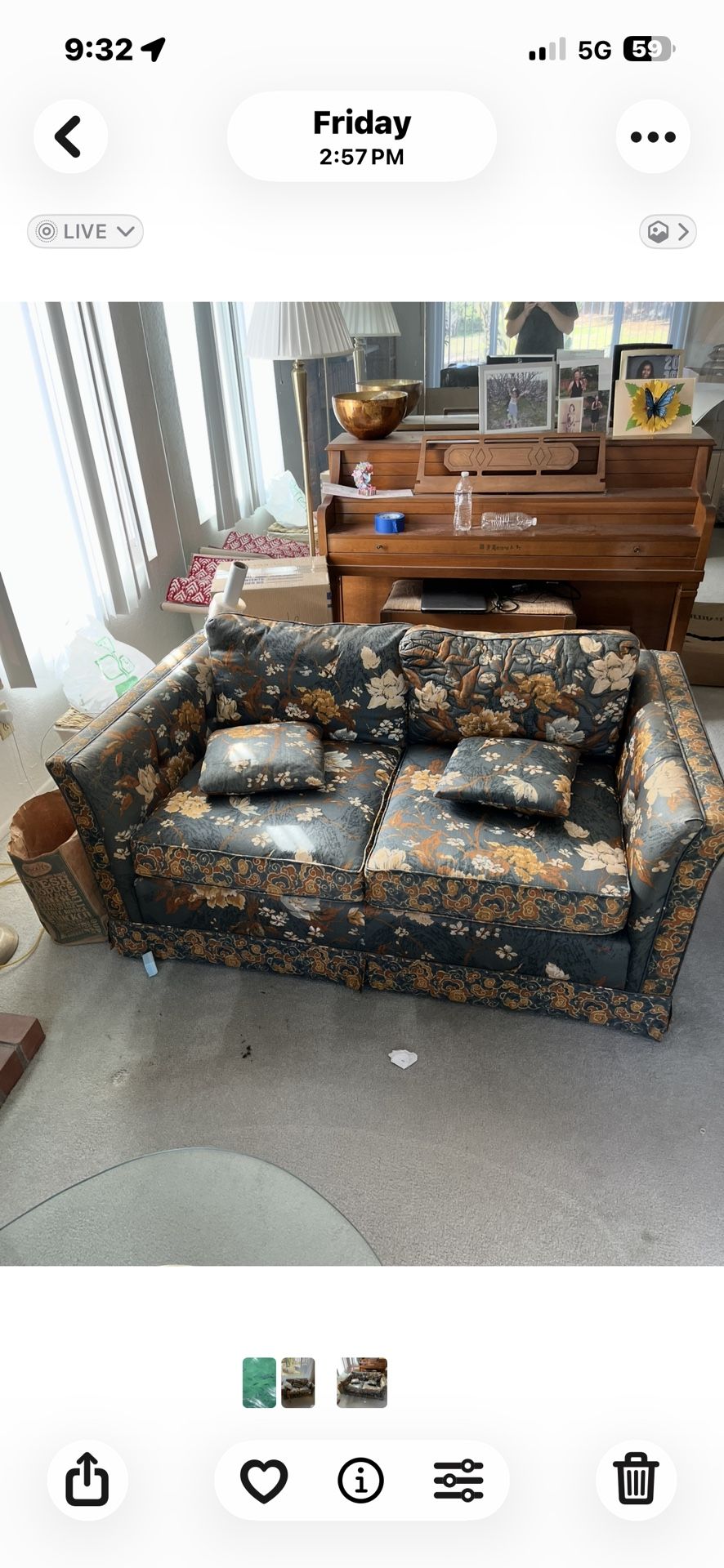 Free Two Small Loveseat Couches